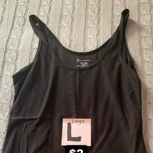 Black tank top